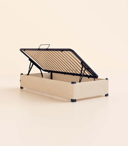 Lit coffre enfant Beige-Standard