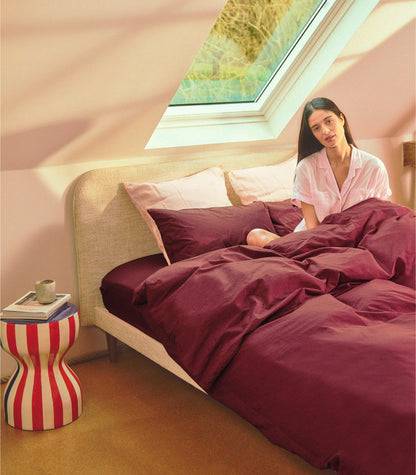 Lit scandi Beige Velouté-Plus-MASQUÉ