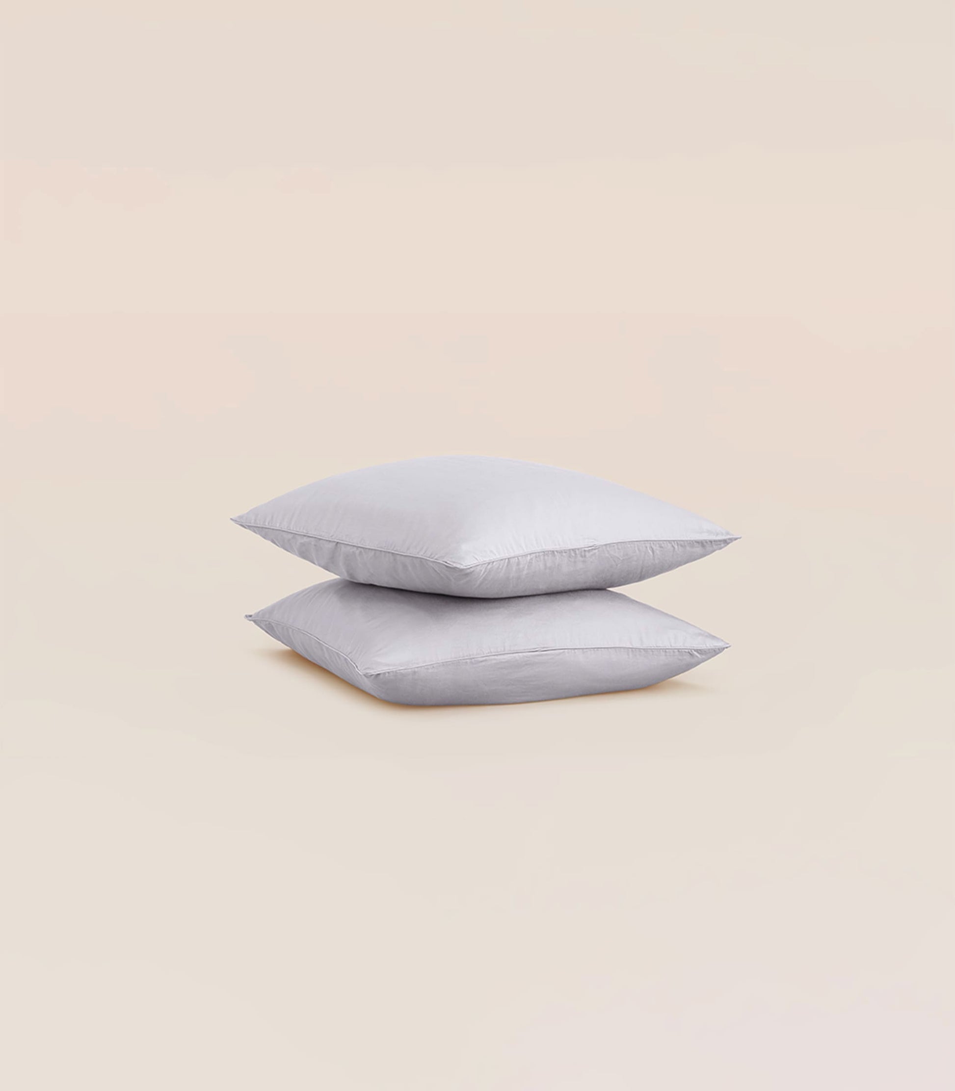 Taies d'oreiller en satin de coton Taies d'oreiller en satin de coton - Gris Ecume