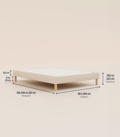 Sommier tapissier Sommier tapissier - Beige