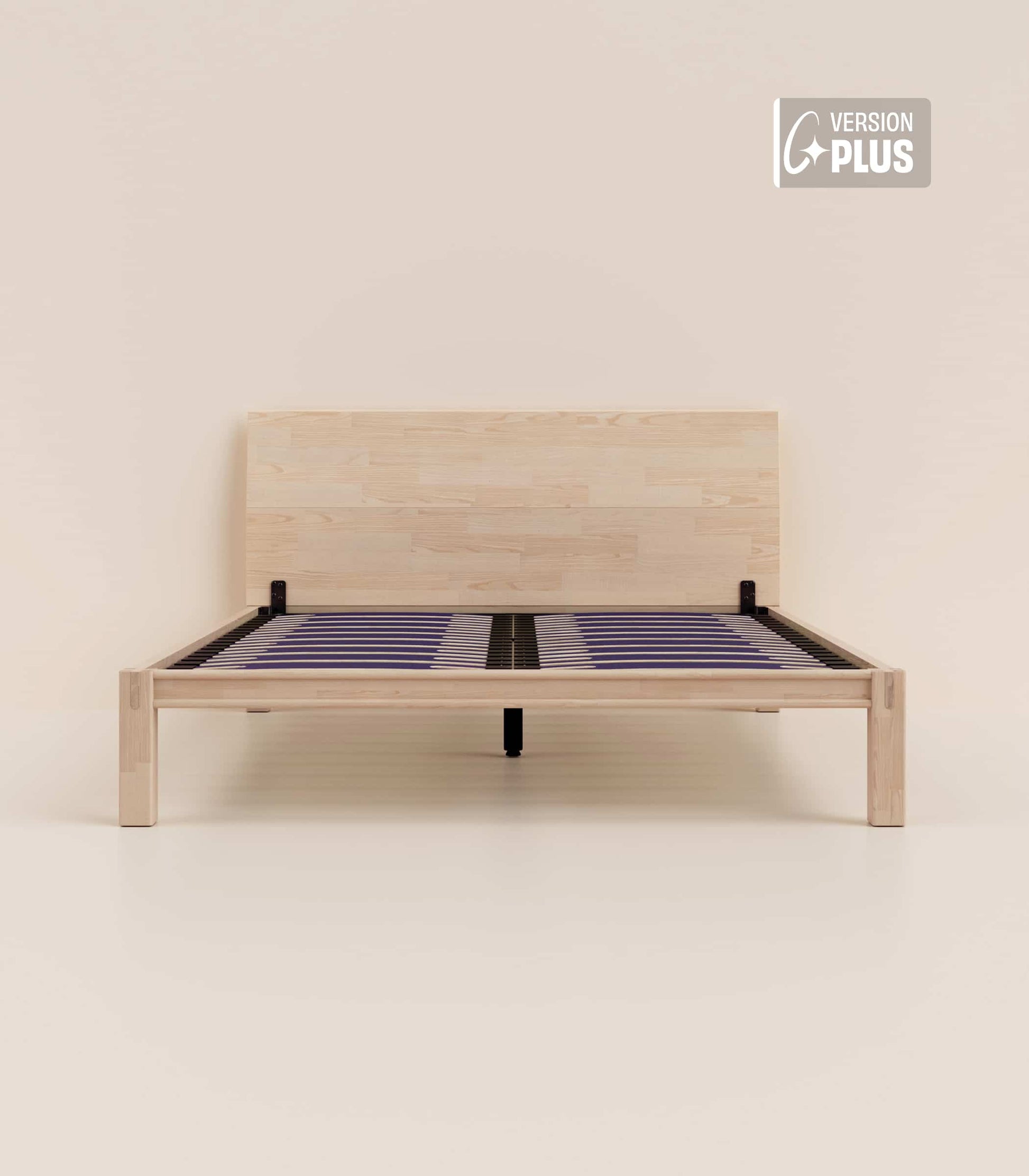 Lit en bois Bois clair-Plus