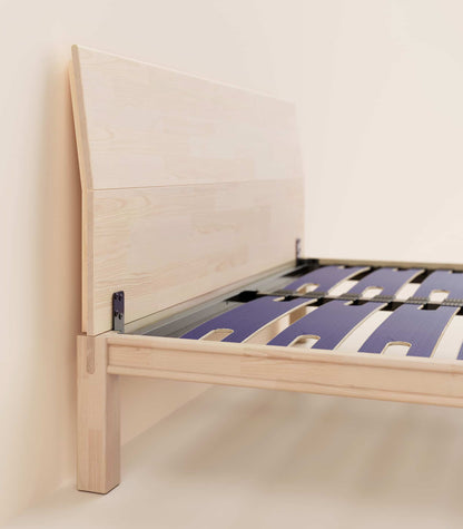 Lit en bois Bois clair-Plus