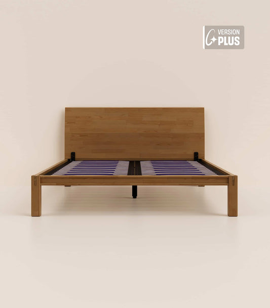 Lit en bois - Bois foncé