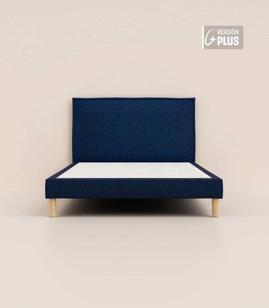 Lit tapissier – Bleu