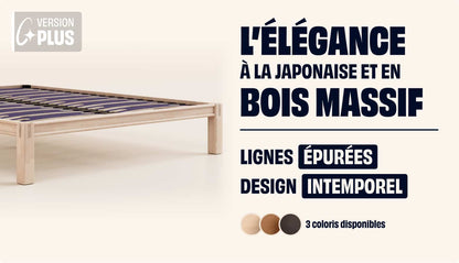 Sommier en bois Bois clair-Plus