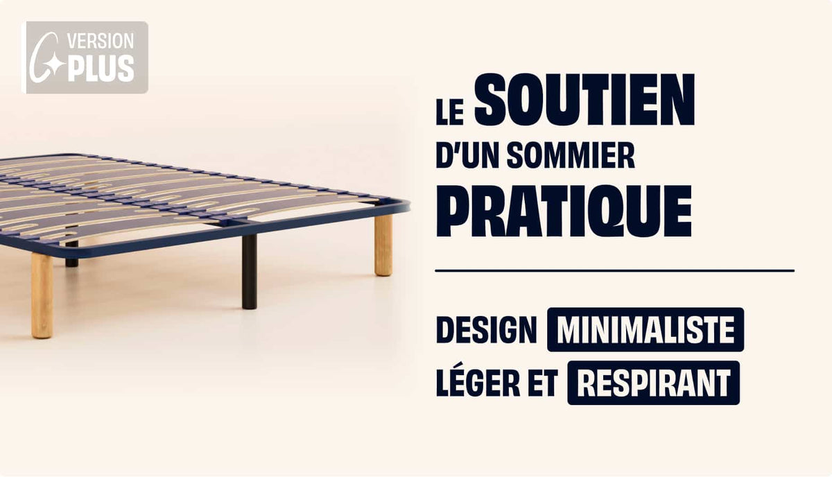 Sommier à lattes Plus