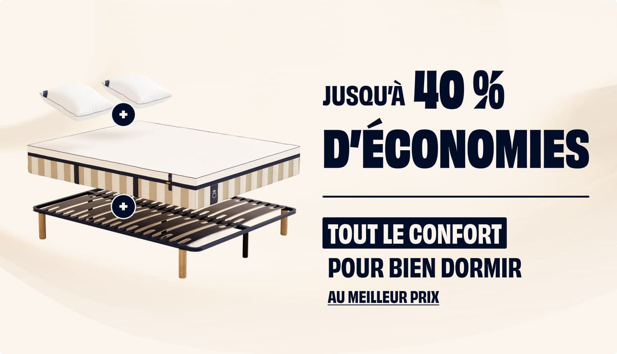 Pack Lit Confort Matelas Hybride-Hybride