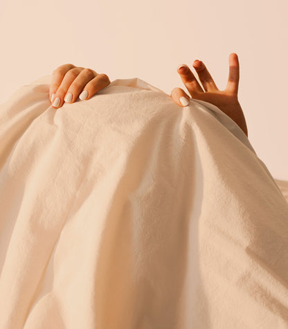 Taies d'oreiller en percale de coton Taies d'oreiller en percale de coton - Beige ivoire