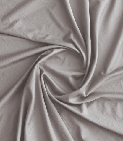 Taies d'oreiller en satin de coton Taies d'oreiller en satin de coton - Gris Ecume
