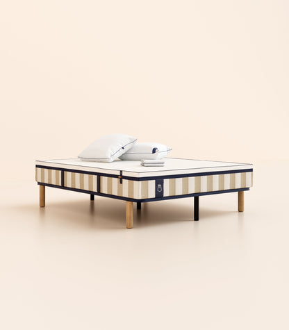 Pack lit 2 places Hybride Plus Matelas Hybride Air+-Hybride Air+-Sommier à lattes-Standard