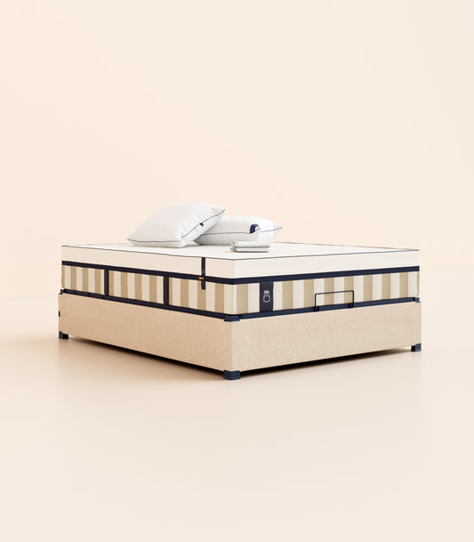 #fr#Matelas Hybride Infinite®|Infinite|Sommier coffre|Beige|Plus