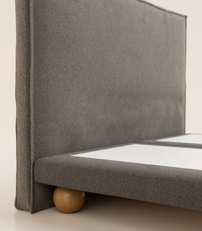 Lit Grand Ours Bouclette Ardoise-Lit Céleste - Ronde