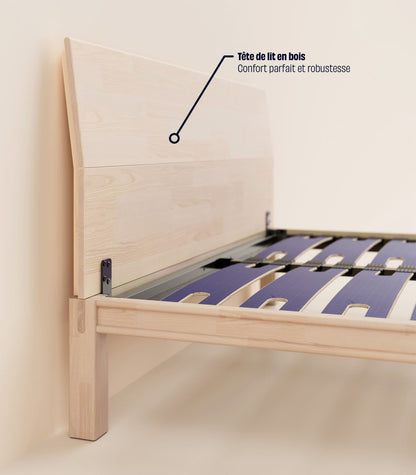 Tête de lit en bois Tête de lit en bois - Bois clair