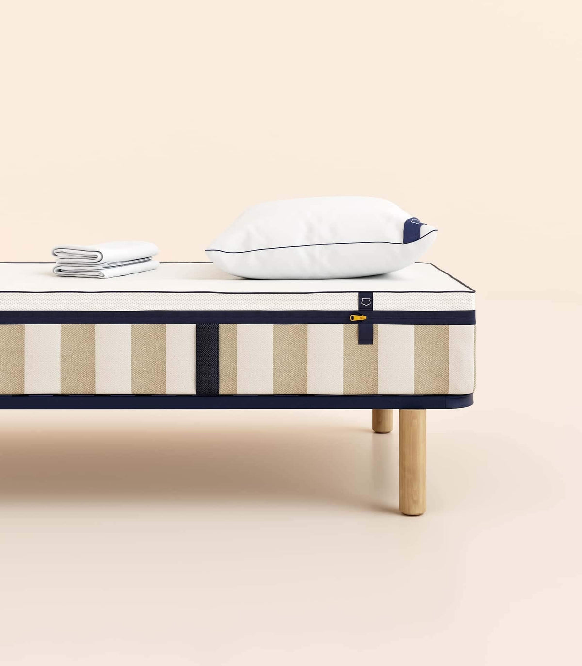 Pack lit 1 place Hybride Plus Matelas Hybride Air+-Hybride Air+-Sommier à lattes-Standard