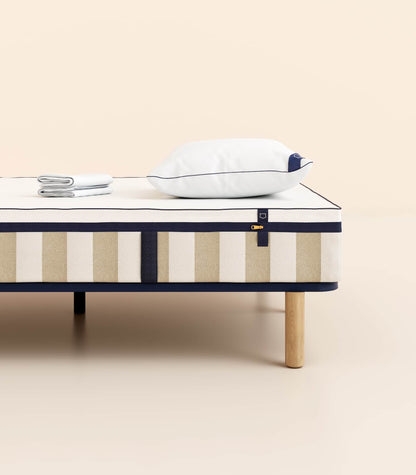 Pack lit 2 places Hybride Plus Matelas Hybride Air+-Hybride Air+-Sommier à lattes-Standard