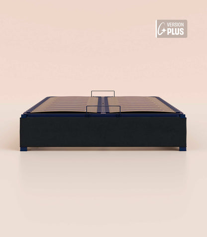 Sommier coffre Noir Anthracite-Plus